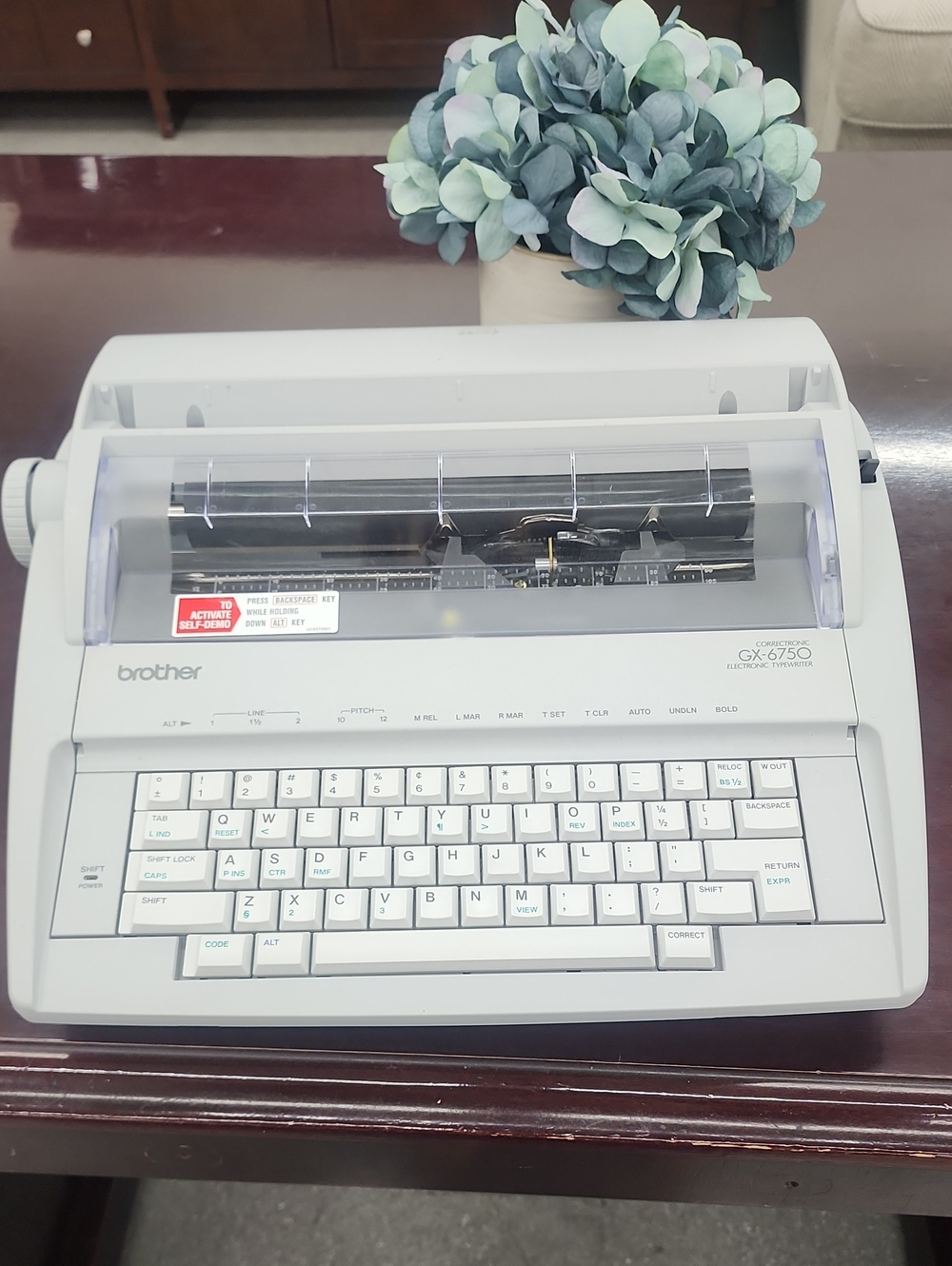 Brother GX-6750 Electronic Typewriter - White